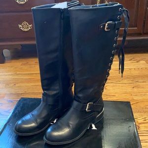 Wanted Lounge Black Boots Size 9